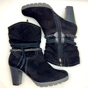 TAMARIS Black Ankle Boots